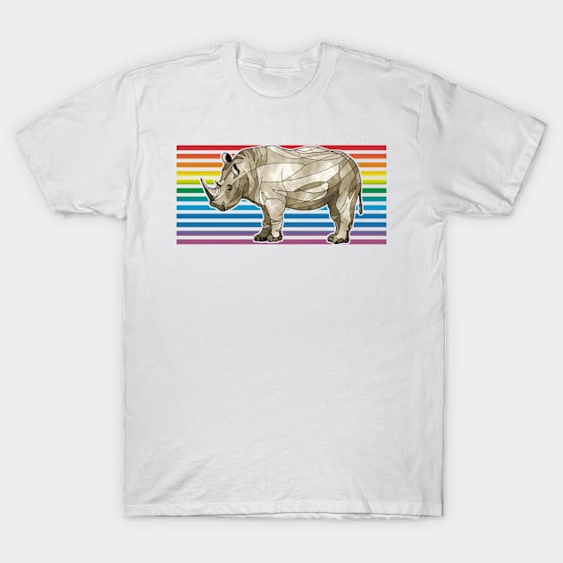 rhinoceros T-Shirt by artklejnot